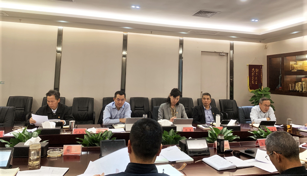db视讯厅集团党委召开巡察整改工作领导小组会议