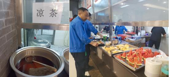 齐心协力战酷暑 关爱一线送清凉  db视讯厅各项目公司开展高温慰问及急救培训活动